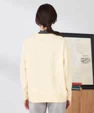 K2CED05049 a.v.v(アー・ヴェ・ヴェ) スウェットライクVネックカーディガン ピンク