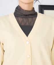 K2CED05049 a.v.v(アー・ヴェ・ヴェ) スウェットライクVネックカーディガン ピンク