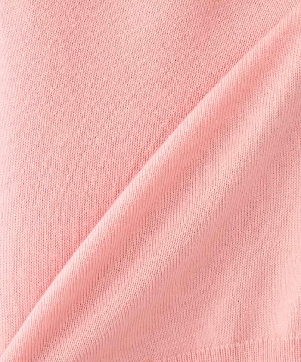 K2CED05049 a.v.v(アー・ヴェ・ヴェ) スウェットライクVネックカーディガン ピンク