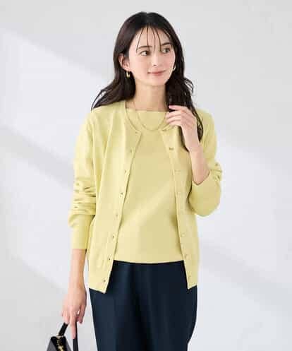 K2CED10049 a.v.v 【洗える/UVカット】クルーネックカーディガン