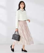 K2CED10049 a.v.v(アー・ヴェ・ヴェ) 【洗える/UVカット】クルーネックカーディガン ライトイエロー