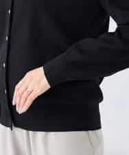 K2CED10049 a.v.v(アー・ヴェ・ヴェ) 【洗える/UVカット】クルーネックカーディガン ライトイエロー