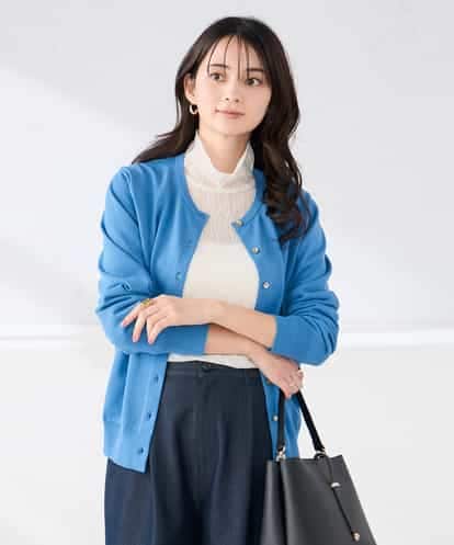 K2CED10049 a.v.v 【洗える/UVカット】クルーネックカーディガン