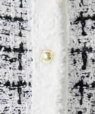 K2CED17079 a.v.v(アー・ヴェ・ヴェ) ファンシーツイードカーディガン ツィードチェック