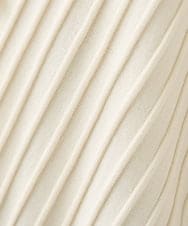 K2CFD06054 a.v.v(アー・ヴェ・ヴェ) プリーツ編みVネックニットカーディガン グリーン