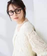 K2CFD07059 a.v.v(アー・ヴェ・ヴェ) チュール刺繍レースカーディガン アイボリー