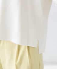 K2CFD09059 a.v.v(アー・ヴェ・ヴェ) チュールレース袖ニットカーディガン アイボリー