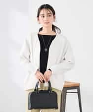 K2CFD35059 a.v.v(アー・ヴェ・ヴェ) ダンボールジップカーディガン ネイビー