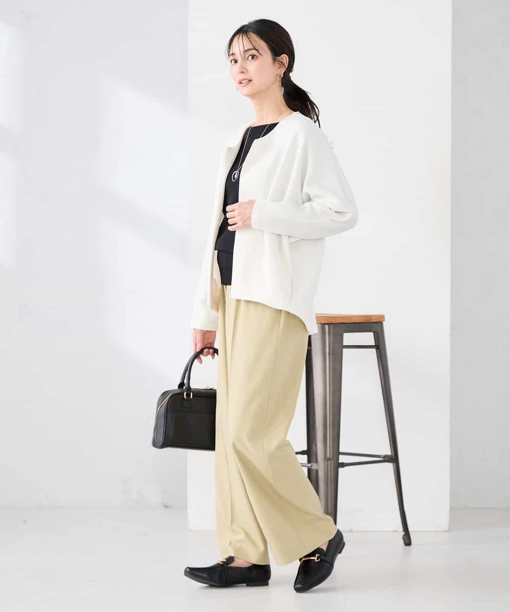 K2CFD35059 a.v.v(アー・ヴェ・ヴェ) ダンボールジップカーディガン ネイビー