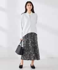 K2CFD35059 a.v.v(アー・ヴェ・ヴェ) ダンボールジップカーディガン ネイビー