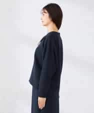 K2CFD35059 a.v.v(アー・ヴェ・ヴェ) ダンボールジップカーディガン ネイビー