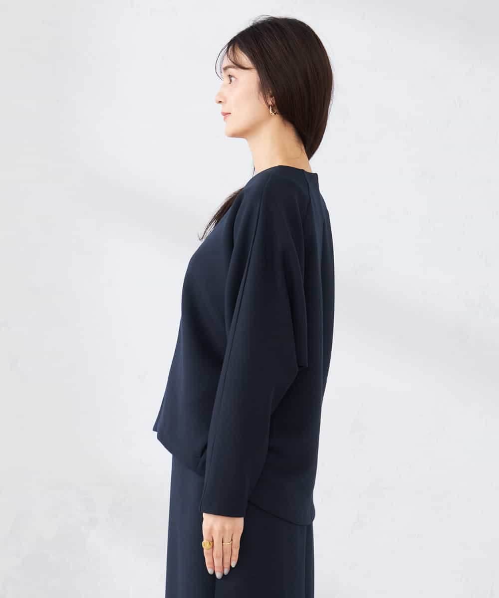 K2CFD35059 a.v.v(アー・ヴェ・ヴェ) ダンボールジップカーディガン ネイビー