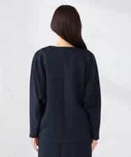 K2CFD35059 a.v.v(アー・ヴェ・ヴェ) ダンボールジップカーディガン ネイビー