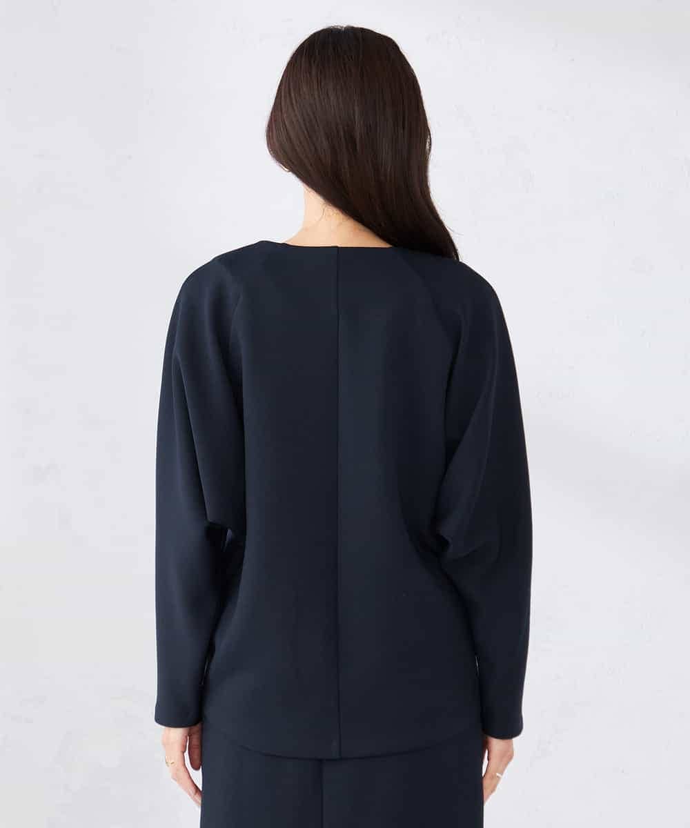 K2CFD35059 a.v.v(アー・ヴェ・ヴェ) ダンボールジップカーディガン ネイビー