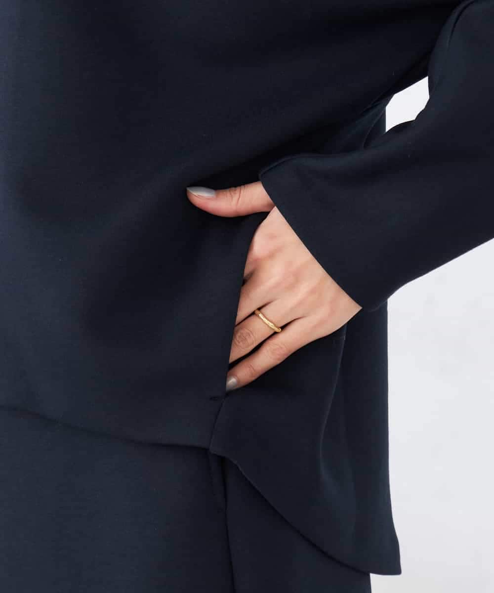 K2CFD35059 a.v.v(アー・ヴェ・ヴェ) ダンボールジップカーディガン ネイビー