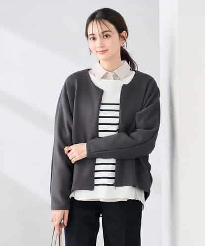 K2CFD35059 a.v.v ダンボールジップカーディガン