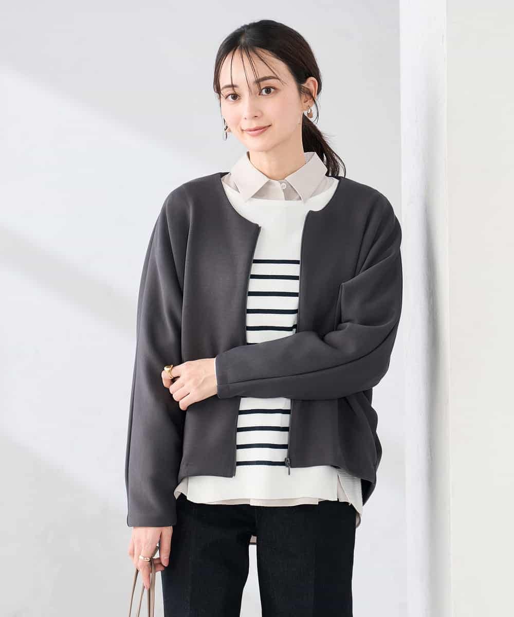 K2CFD35059 a.v.v ダンボールジップカーディガン