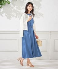 K2CGA16054 a.v.v(アー・ヴェ・ヴェ) レーシーニットカーディガン アイボリー