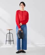 K2CGD08044 a.v.v(アー・ヴェ・ヴェ)  【前後2WAY】シアードルマンカーディガン レッド