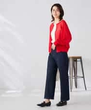 K2CGD08044 a.v.v(アー・ヴェ・ヴェ)  【前後2WAY】シアードルマンカーディガン レッド