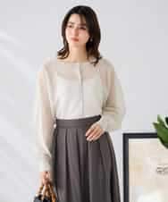 K2CGD08044 a.v.v(アー・ヴェ・ヴェ)  【前後2WAY】シアードルマンカーディガン レッド