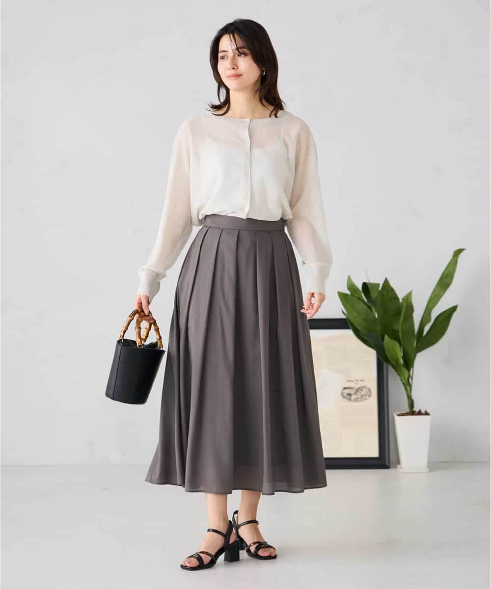 K2CGD08044 a.v.v(アー・ヴェ・ヴェ)  【前後2WAY】シアードルマンカーディガン レッド