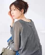 K2CGD08044 a.v.v(アー・ヴェ・ヴェ)  【前後2WAY】シアードルマンカーディガン レッド