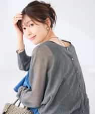 K2CGD08044 a.v.v(アー・ヴェ・ヴェ)  【前後2WAY】シアードルマンカーディガン レッド