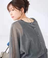 K2CGD08044 a.v.v(アー・ヴェ・ヴェ)  【前後2WAY】シアードルマンカーディガン レッド