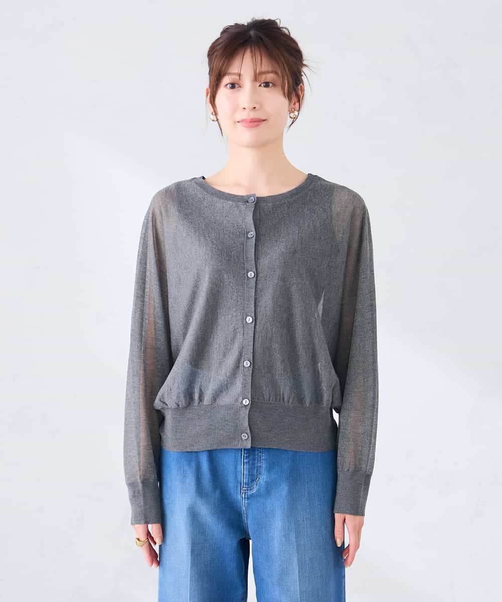 K2CGD08044 a.v.v(アー・ヴェ・ヴェ)  【前後2WAY】シアードルマンカーディガン レッド