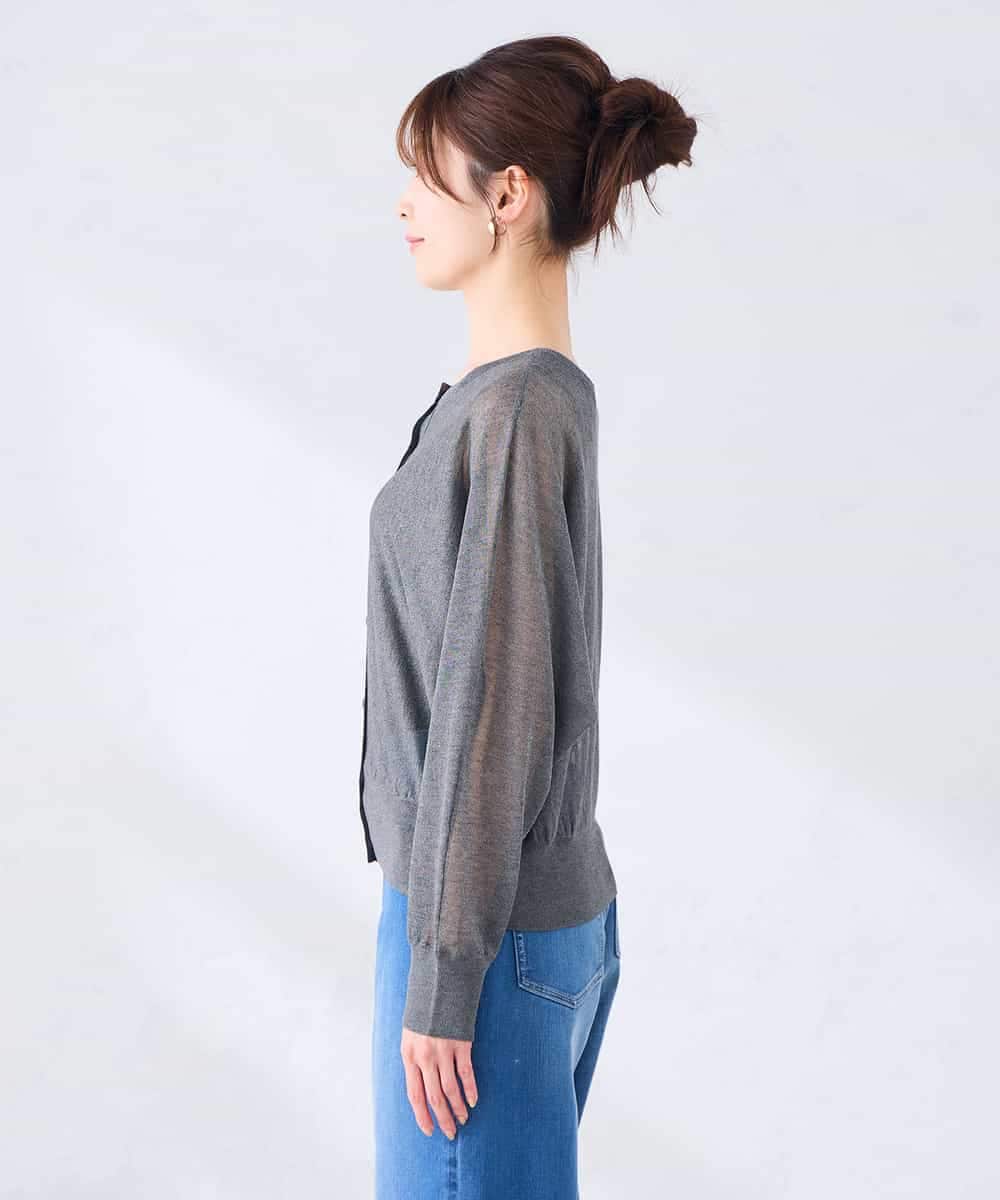 K2CGD08044 a.v.v(アー・ヴェ・ヴェ)  【前後2WAY】シアードルマンカーディガン レッド