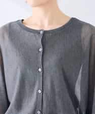 K2CGD08044 a.v.v(アー・ヴェ・ヴェ)  【前後2WAY】シアードルマンカーディガン レッド