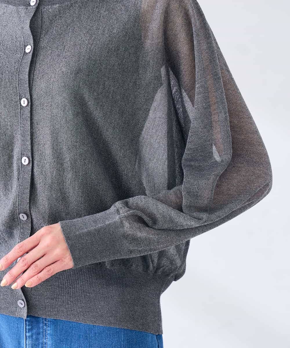 K2CGD08044 a.v.v(アー・ヴェ・ヴェ)  【前後2WAY】シアードルマンカーディガン レッド