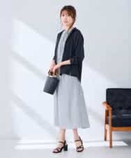 K2CGD14054 a.v.v(アー・ヴェ・ヴェ) 【UVカット】バックフレアパーカー ネイビー