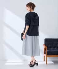 K2CGD14054 a.v.v(アー・ヴェ・ヴェ) 【UVカット】バックフレアパーカー ネイビー