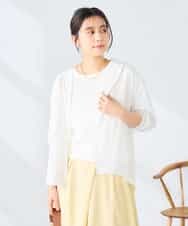 K2CGD14054 a.v.v(アー・ヴェ・ヴェ) 【UVカット】バックフレアパーカー ネイビー