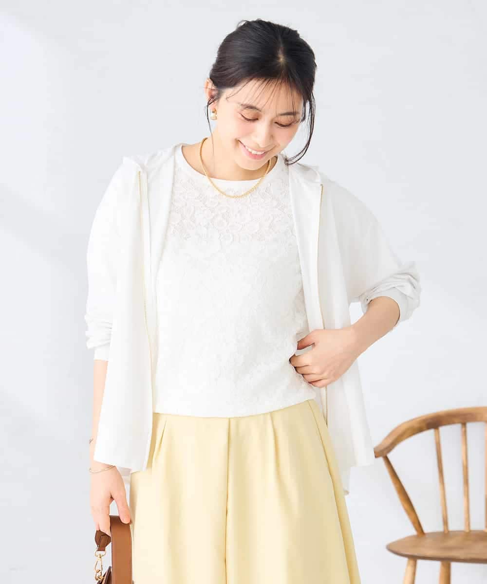 K2CGD14054 a.v.v(アー・ヴェ・ヴェ) 【UVカット】バックフレアパーカー ネイビー