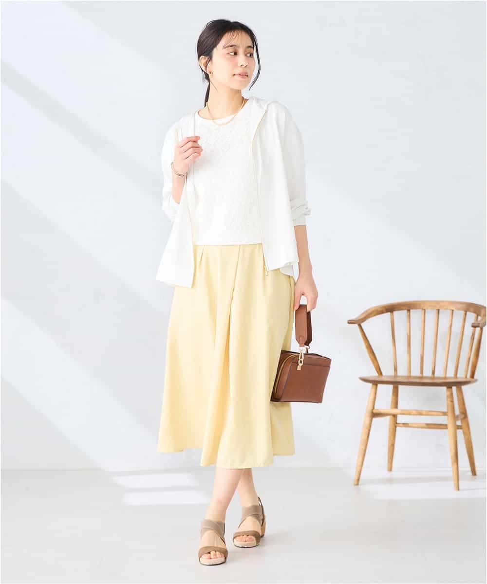 K2CGD14054 a.v.v(アー・ヴェ・ヴェ) 【UVカット】バックフレアパーカー ネイビー