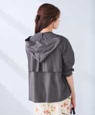 K2CGD14054 a.v.v(アー・ヴェ・ヴェ) 【UVカット】バックフレアパーカー ネイビー