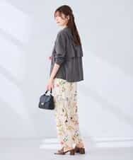 K2CGD14054 a.v.v(アー・ヴェ・ヴェ) 【UVカット】バックフレアパーカー ネイビー