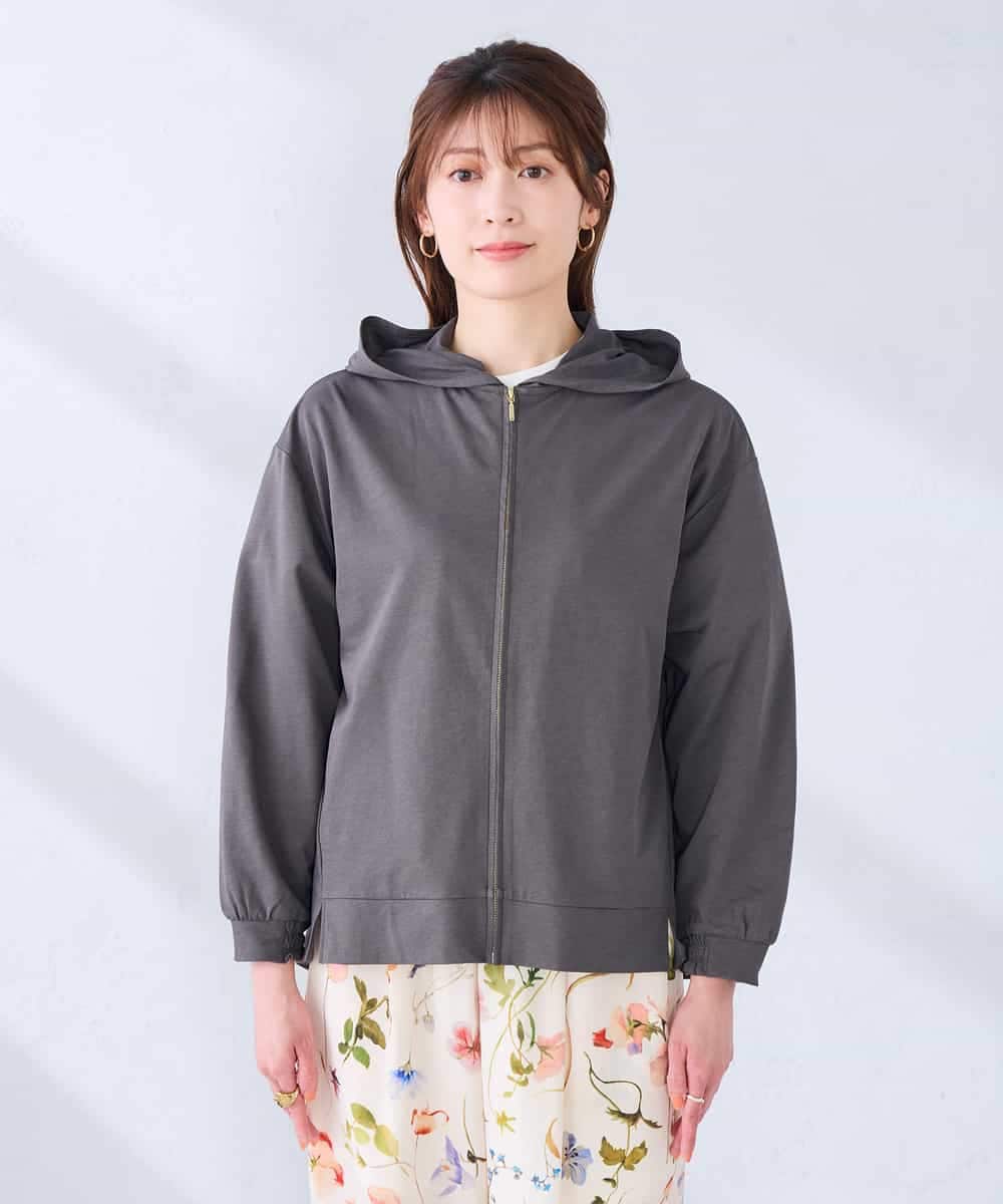 K2CGD14054 a.v.v(アー・ヴェ・ヴェ) 【UVカット】バックフレアパーカー ネイビー