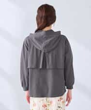 K2CGD14054 a.v.v(アー・ヴェ・ヴェ) 【UVカット】バックフレアパーカー ネイビー