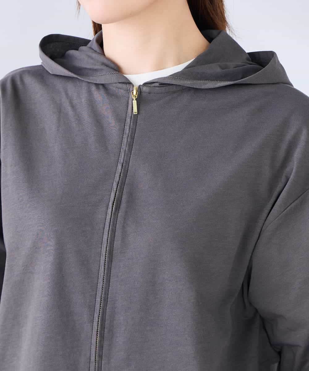 K2CGD14054 a.v.v(アー・ヴェ・ヴェ) 【UVカット】バックフレアパーカー ネイビー