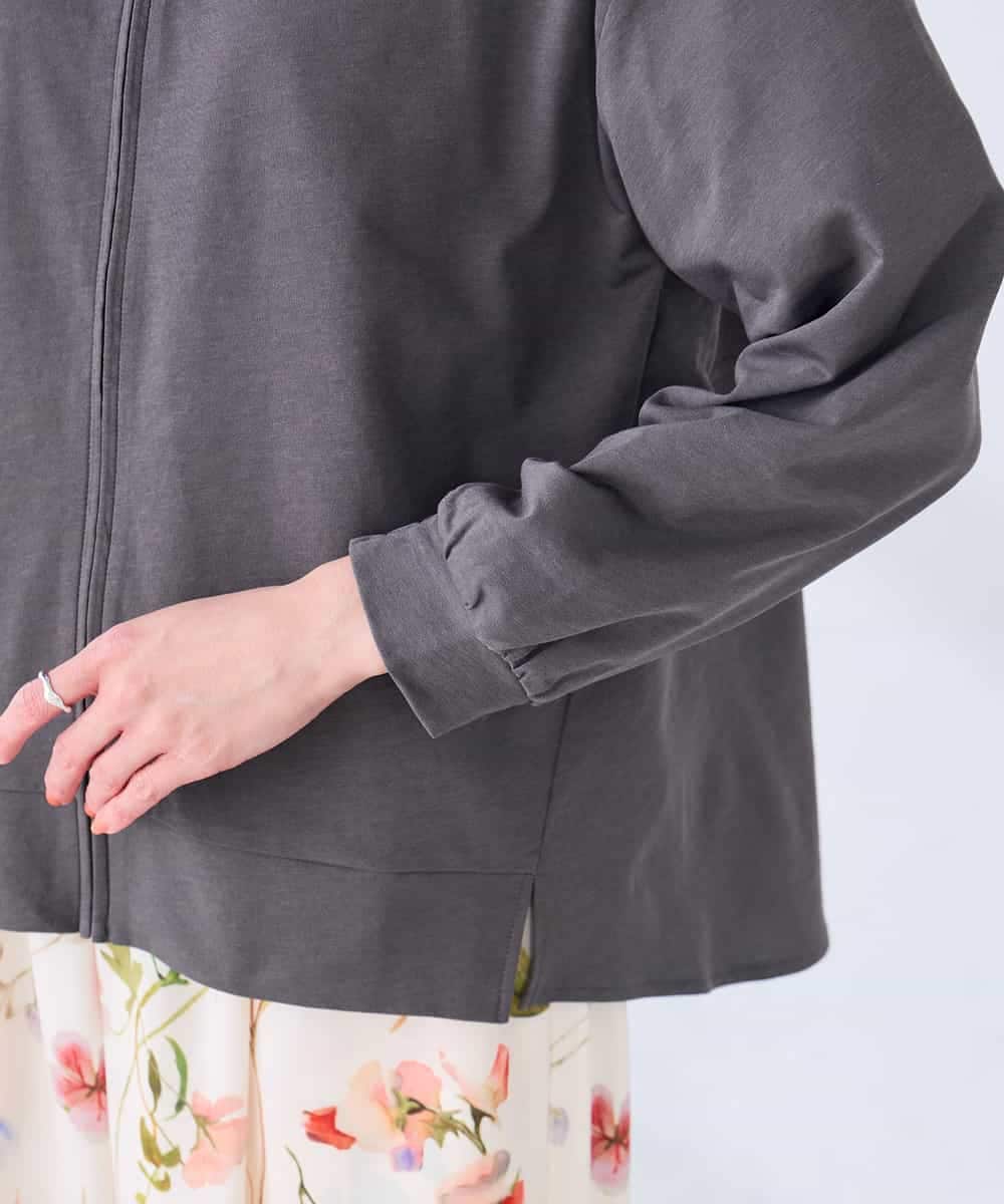 K2CGD14054 a.v.v(アー・ヴェ・ヴェ) 【UVカット】バックフレアパーカー ネイビー