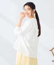 K2CGD14054 a.v.v(アー・ヴェ・ヴェ) 【UVカット】バックフレアパーカー ホワイト