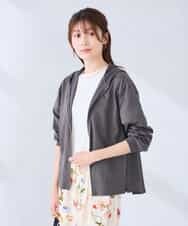 K2CGD14054 a.v.v(アー・ヴェ・ヴェ) 【UVカット】バックフレアパーカー ダークグレー