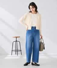 K2CGD15049 a.v.v(アー・ヴェ・ヴェ) 深めVネックカーディガン アイボリー