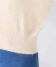 K2CGD15049 a.v.v(アー・ヴェ・ヴェ) 深めVネックカーディガン アイボリー