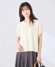 K2CGD16049 a.v.v(アー・ヴェ・ヴェ) 【UVカット】ジップベスト アイボリー