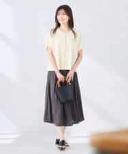 K2CGD16049 a.v.v(アー・ヴェ・ヴェ) 【UVカット】ジップベスト アイボリー